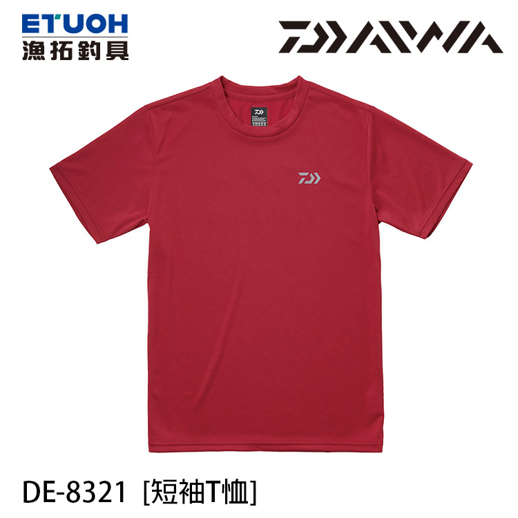 DAIWA DE-8321 洋紅 [短袖T恤]